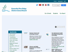 Tablet Screenshot of kprschools.ca